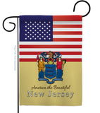 US New Jersey - States Americana Vertical Impressions Decorative Flags HG140582 Made In USA