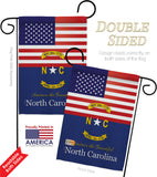 US North Carolina - States Americana Vertical Impressions Decorative Flags HG140585 Made In USA