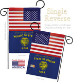 US Oregon - States Americana Vertical Impressions Decorative Flags HG140589 Made In USA