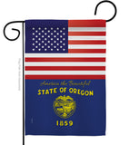 US Oregon - States Americana Vertical Impressions Decorative Flags HG140589 Made In USA