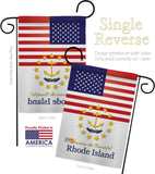 US Rhode Island - States Americana Vertical Impressions Decorative Flags HG140591 Made In USA