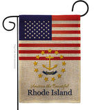 US Rhode Island - States Americana Vertical Impressions Decorative Flags HG140591 Made In USA