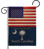 US South Carolina - States Americana Vertical Impressions Decorative Flags HG140592 Made In USA