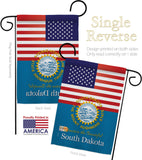 US South Dakota - States Americana Vertical Impressions Decorative Flags HG140593 Made In USA