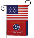 US Tennessee - States Americana Vertical Impressions Decorative Flags HG140594 Made In USA