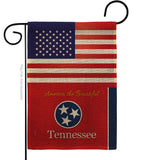 US Tennessee - States Americana Vertical Impressions Decorative Flags HG140594 Made In USA