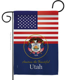 US Utah - States Americana Vertical Impressions Decorative Flags HG140596 Made In USA