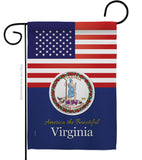 US Virginia - States Americana Vertical Impressions Decorative Flags HG140598 Made In USA