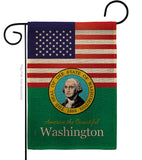 US Washington - States Americana Vertical Impressions Decorative Flags HG140599 Made In USA