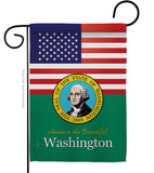 US Washington - States Americana Vertical Impressions Decorative Flags HG140599 Made In USA