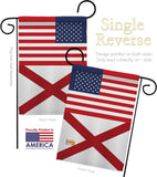 US Alabama - States Americana Vertical Impressions Decorative Flags HG140751 Made In USA