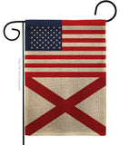 US Alabama - States Americana Vertical Impressions Decorative Flags HG140751 Made In USA