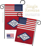 US Arkansas - States Americana Vertical Impressions Decorative Flags HG140754 Made In USA