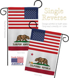 US California - States Americana Vertical Impressions Decorative Flags HG140755 Made In USA