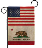 US California - States Americana Vertical Impressions Decorative Flags HG140755 Made In USA