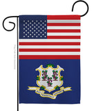 US Connecticut - States Americana Vertical Impressions Decorative Flags HG140757 Made In USA