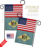 US Delaware - States Americana Vertical Impressions Decorative Flags HG140758 Made In USA