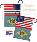 US Delaware - States Americana Vertical Impressions Decorative Flags HG140758 Made In USA