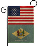 US Delaware - States Americana Vertical Impressions Decorative Flags HG140758 Made In USA