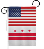 US District of Columbia - States Americana Vertical Impressions Decorative Flags HG140759 Made In USA