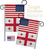 US Georgia - States Americana Vertical Impressions Decorative Flags HG140761 Made In USA