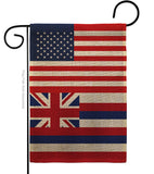 US Hawaii - States Americana Vertical Impressions Decorative Flags HG140762 Made In USA