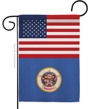 US Minnesota - States Americana Vertical Impressions Decorative Flags HG140774 Made In USA