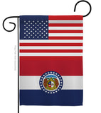 US Missouri - States Americana Vertical Impressions Decorative Flags HG140776 Made In USA