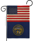 US Nebraska - States Americana Vertical Impressions Decorative Flags HG140780 Made In USA