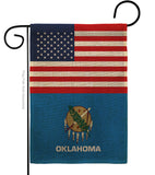 US Oklahoma - States Americana Vertical Impressions Decorative Flags HG140794 Made In USA