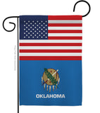 US Oklahoma - States Americana Vertical Impressions Decorative Flags HG140794 Made In USA