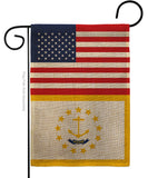 US Rhode Island - States Americana Vertical Impressions Decorative Flags HG140798 Made In USA