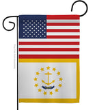 US Rhode Island - States Americana Vertical Impressions Decorative Flags HG140798 Made In USA