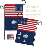 US South Carolina - States Americana Vertical Impressions Decorative Flags HG140799 Made In USA