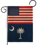 US South Carolina - States Americana Vertical Impressions Decorative Flags HG140799 Made In USA