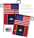 US Mississippi - States Americana Vertical Impressions Decorative Flags HG140908 Made In USA