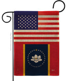 Mississippi US - States Americana Vertical Impressions Decorative Flags HG140909 Made In USA