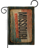 Missouri Vintage - States Americana Vertical Impressions Decorative Flags HG140970 Made In USA
