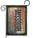 Missouri Vintage - States Americana Vertical Impressions Decorative Flags HG140970 Made In USA