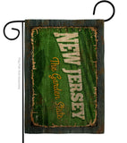 New Jersey Vintage - States Americana Vertical Impressions Decorative Flags HG140975 Made In USA