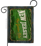 New Jersey Vintage - States Americana Vertical Impressions Decorative Flags HG140975 Made In USA