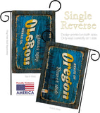 Oregon Vintage - States Americana Vertical Impressions Decorative Flags HG140982 Made In USA
