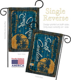 South Carolina Vintage - States Americana Vertical Impressions Decorative Flags HG140985 Made In USA