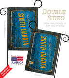 South Dakota Vintage - States Americana Vertical Impressions Decorative Flags HG140986 Made In USA