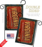 Virginia Vintage - States Americana Vertical Impressions Decorative Flags HG140991 Made In USA