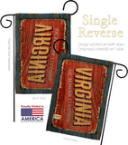 Virginia Vintage - States Americana Vertical Impressions Decorative Flags HG140991 Made In USA