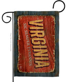 Virginia Vintage - States Americana Vertical Impressions Decorative Flags HG140991 Made In USA