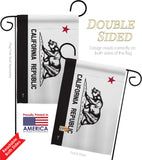 Black & White California - States Americana Vertical Impressions Decorative Flags HG140998 Made In USA