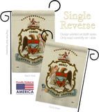 Coat of arms of Arkansas - States Americana Vertical Impressions Decorative Flags HG141209 Made In USA