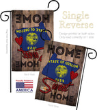 State Oregon Home Sweet Home - States Americana Vertical Impressions Decorative Flags HG191112 Made In USA